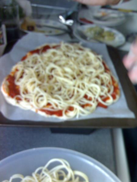 Pizza e spaghetti
